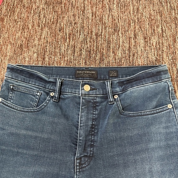 Lucky Brand High Rise Bridgette Skinny Jeans Dark Wash Size 14/32 - Picture 4 of 10